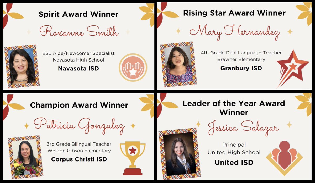 Help me congratulate these 4 outstanding educators who were recipients at our 2024 Title III Symposium Award Ceremony. It was a privilege to meet you all and I look forward to staying connected. #T3symp24