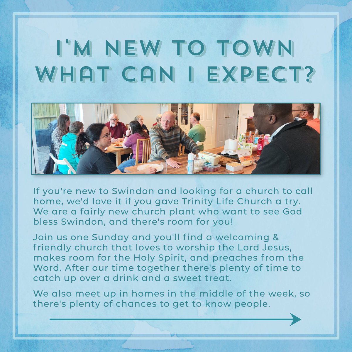 TrinityLifeSwin's tweet photo. You're welcome to bring your kids with all the noise and life they bring. And you're welcome to try us out if you're new to town and looking for a church that you can call home. Hope to see you soon! (2/2) https://t.co/hZjUUDZ3Al