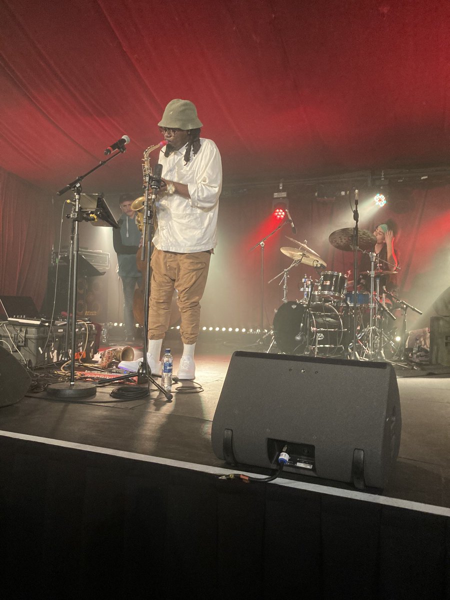 VickieFerrier's tweet photo. Tonight we saw the fantastic Soweto Kinch and his band @sowetokinch. This is the fourth time we’ve seen him at the Edinburgh Jazz and Blues Festival and he never disappoints. Hope he’s back next year so we can see him again. #ejbf24 https://t.co/NJyNsDEXXS