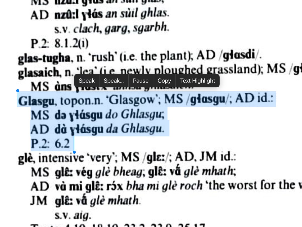 How interesting! East Perthshire Gaelic uses the form “Glasgu”.