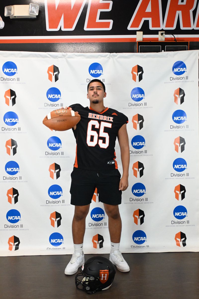 #AGTG After a great visit today, I am beyond blessed to announce my first offer from <a href="/HendrixFootball/">#WeAreWarriors</a> 
<a href="/CoachSchultz_DC/">Coach Schultz</a> <a href="/RussHeidiSLC/">Russ and Heidi Phillips🏈</a> 
#WeAreWarriors

<a href="/MRHS_MavsFTB/">Morton Ranch Football</a> <a href="/coach_ish99/">Wendell Ishee</a>