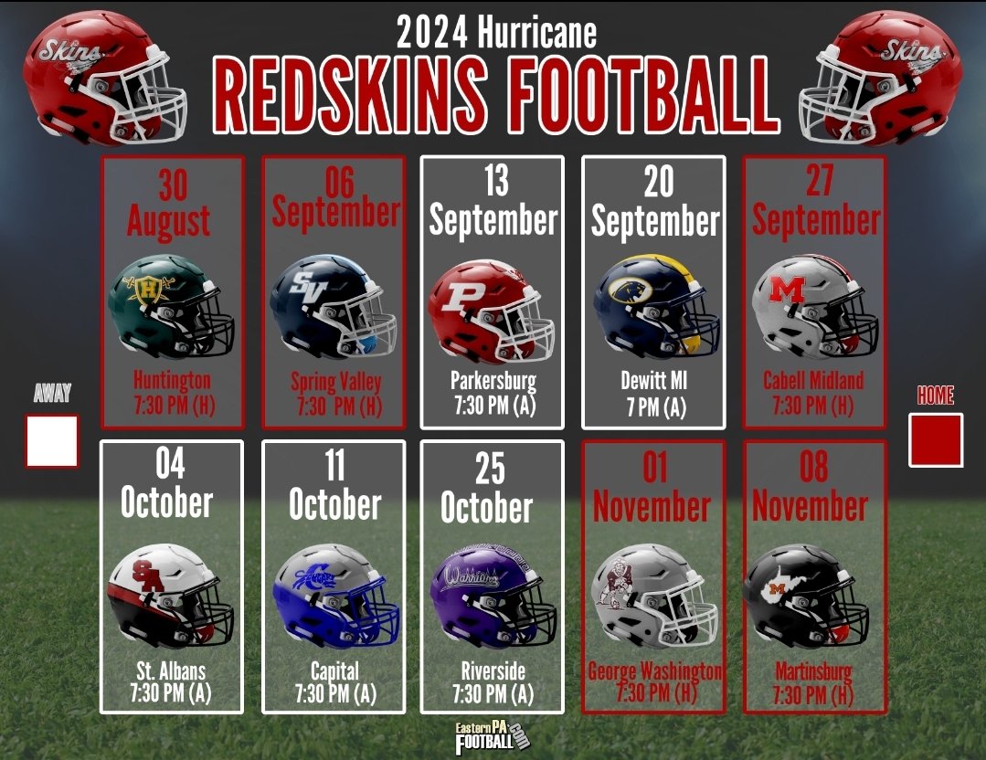 RedskinsFTBL's tweet photo. Toughest schedule in the 100 year history of Hurricane Football! #ROLLTRIBE https://t.co/hfkOYwDAkl
