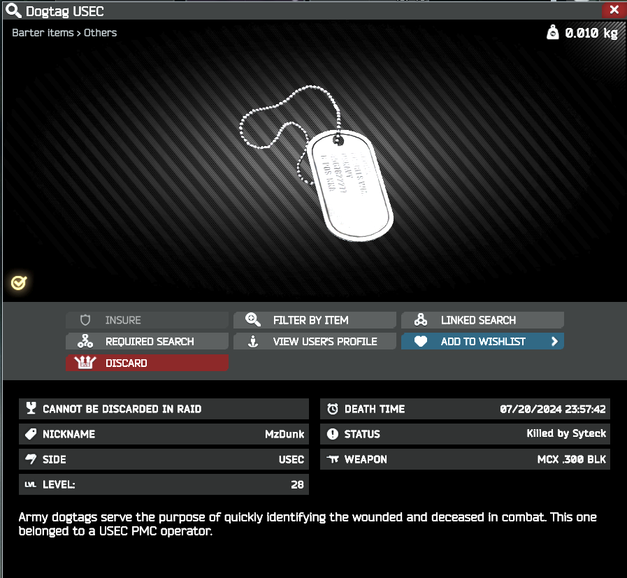 xSyteck's tweet photo. Just got @MzDunk dogtag in PvE mode, I guess nobody is safe anymore https://t.co/RbCkawQjMK
