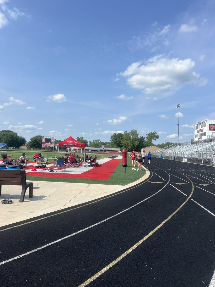 The boys &amp; girls XC runners had an awesome team camp this week. These kids are killing the 12 hour relay today! Over 350 combined miles with more than 2 hours left! Way to go Dragons!  ❤️ 🏃‍♂️  🏃‍♀️ 💪🏻 <a href="/NPHSDragons/">New Palestine Dragons</a> <a href="/ELBranch13/">Eric Branch</a>