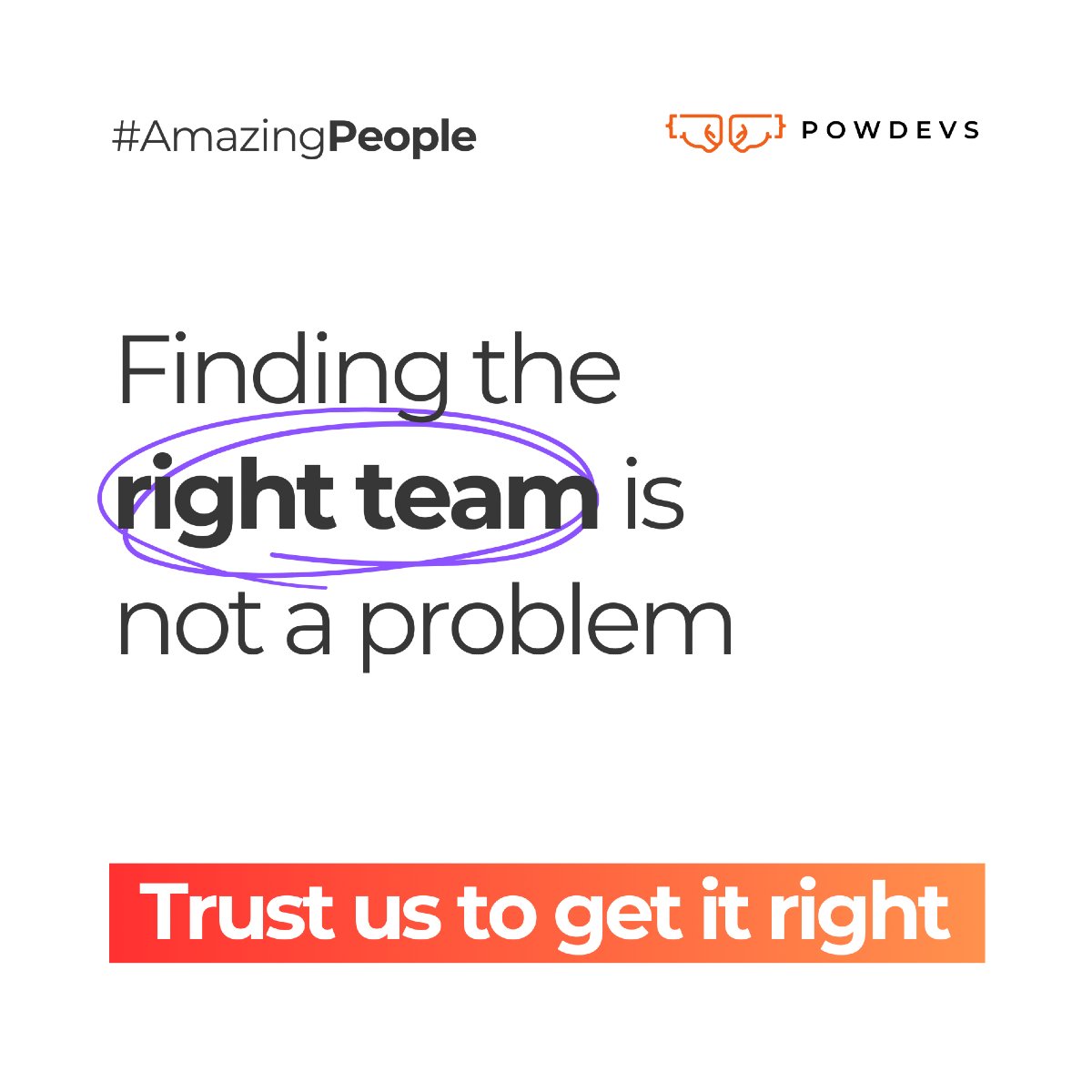 powdevs's tweet image. Finding the right team is never a problem. Trust us to get it right. Let us help you build a team that drives innovation and success! 🌟🤝 #NearshoreStaffing #ITStaffing #Fintech #TechTalent #TeamBuilding #PowDevs #Innovation #Success