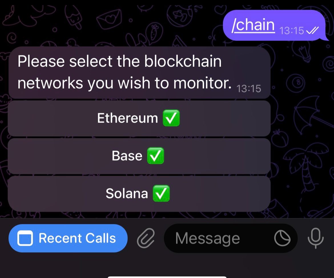 Nanny_of_DeFi's tweet photo. At the moment Apex AI is streaming 3 blockchains

#SOL #BASE #ETH 

You can personalize your setting in the telegram #AlphaBotCalls by chain and score 🔥 https://t.co/SEW4g6KkeU