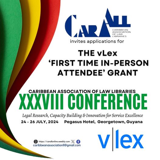 Exciting News: New Sponsor for our First Timer Grant. -   tinyurl.com/2h335jx6
#CARALL #vlex