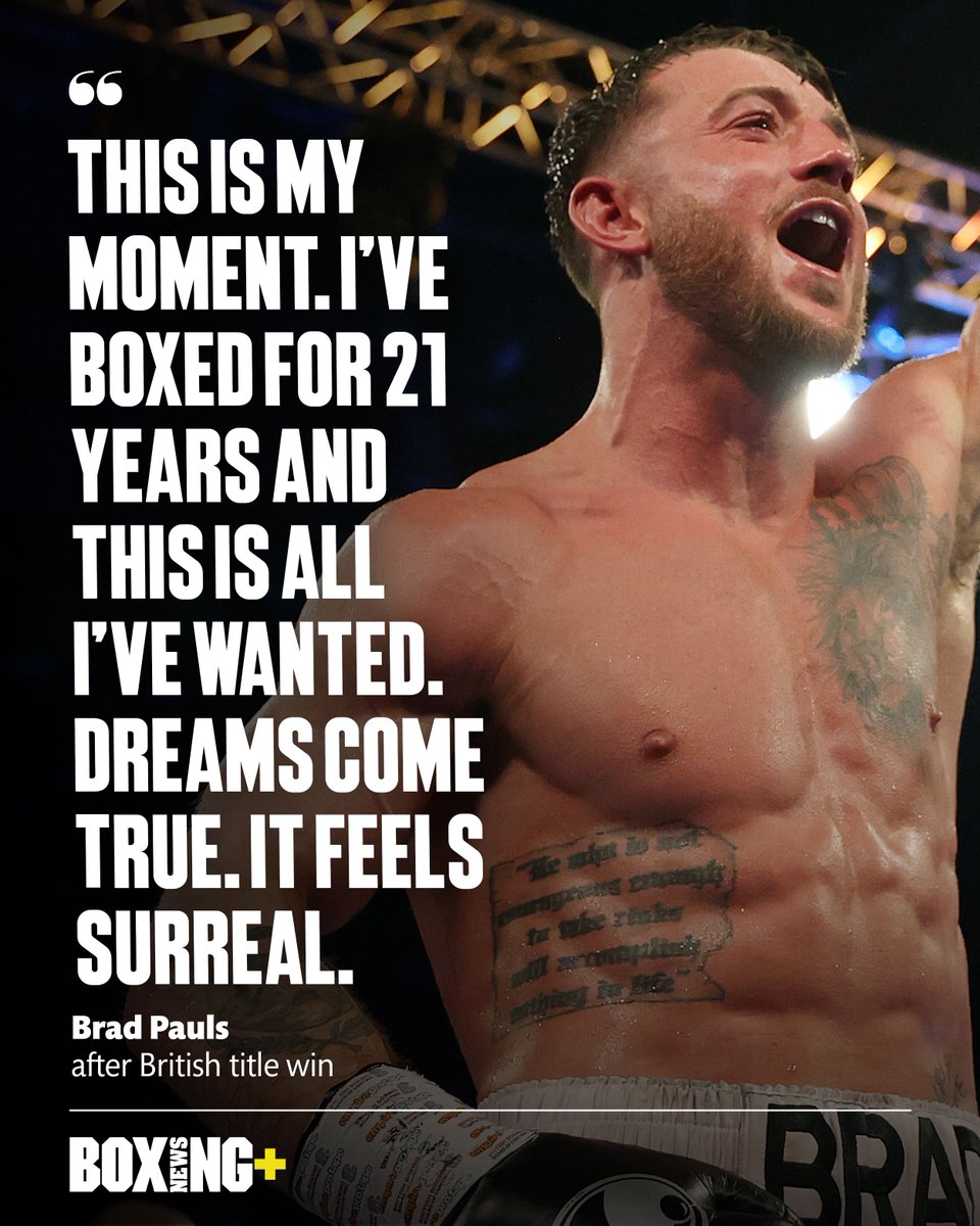 "𝗗𝗿𝗲𝗮𝗺𝘀 𝗰𝗼𝗺𝗲 𝘁𝗿𝘂𝗲." - <a href="/brad_pauls/">Brad Pauls 🥊</a> 💫

#Magnificent7 | #HeaneyPauls2