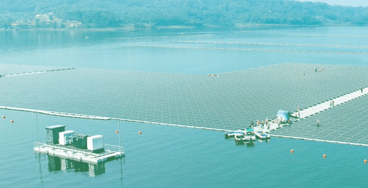 Groundbreaking Floating Solar Project in Indonesia.
grn-energy.com/updates/ground…

#GRNEnergy #IDC #Solar #Energy #Indonesia