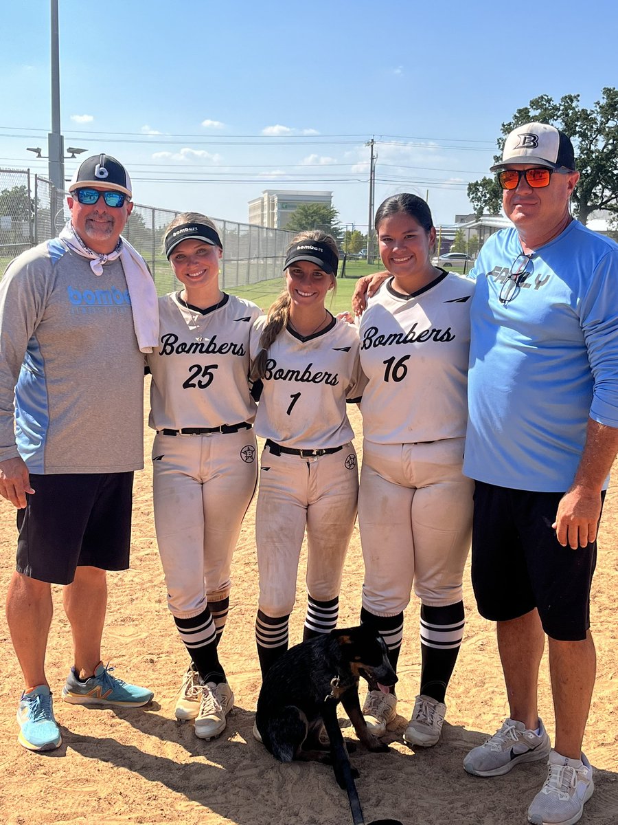 Summer season in the books!!!
26-17-2 overall
Top 15 Fireworks Power Pool
.342 avg
304 hits
220 1B
41 2B
6 3B
37 HR
49 SB
263 RS over 45 games
.907 Field %

We are going to miss Maddie, Bree, and Bella. Thank you for finishing the grind of the summer schedule. We love you!