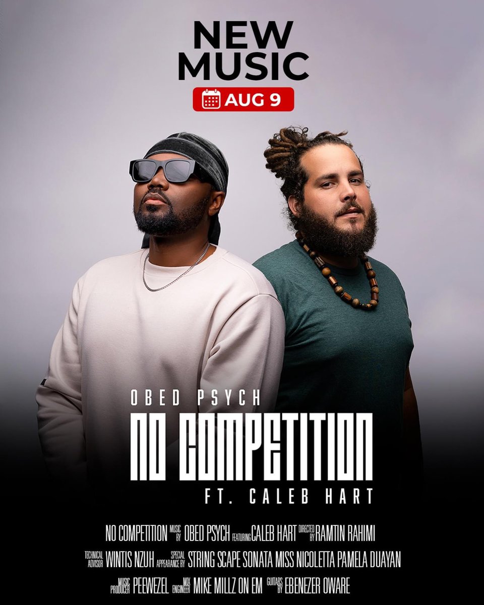 Christian rapper <a href="/ObedPsych/">Obed Psych</a> on new music with Caleb Hart on August 9th. Be on wait 🔥🔥🔥

#newmusic #comingsoon