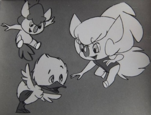 ちょっと一興😉】 モノクロ（番宣用）▷カラー アニメ『アンデルセン