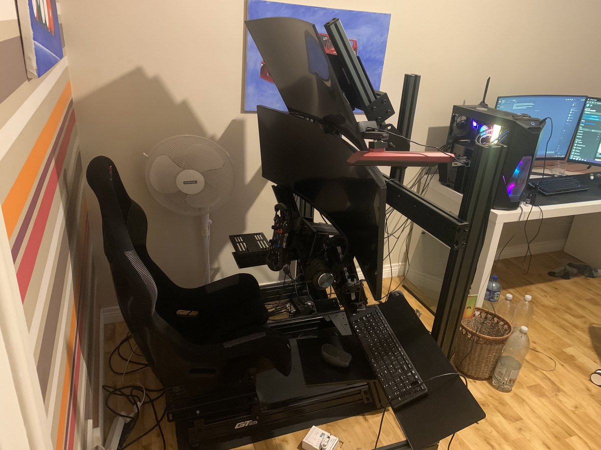 First rig vs current rig….bit of a difference 😂