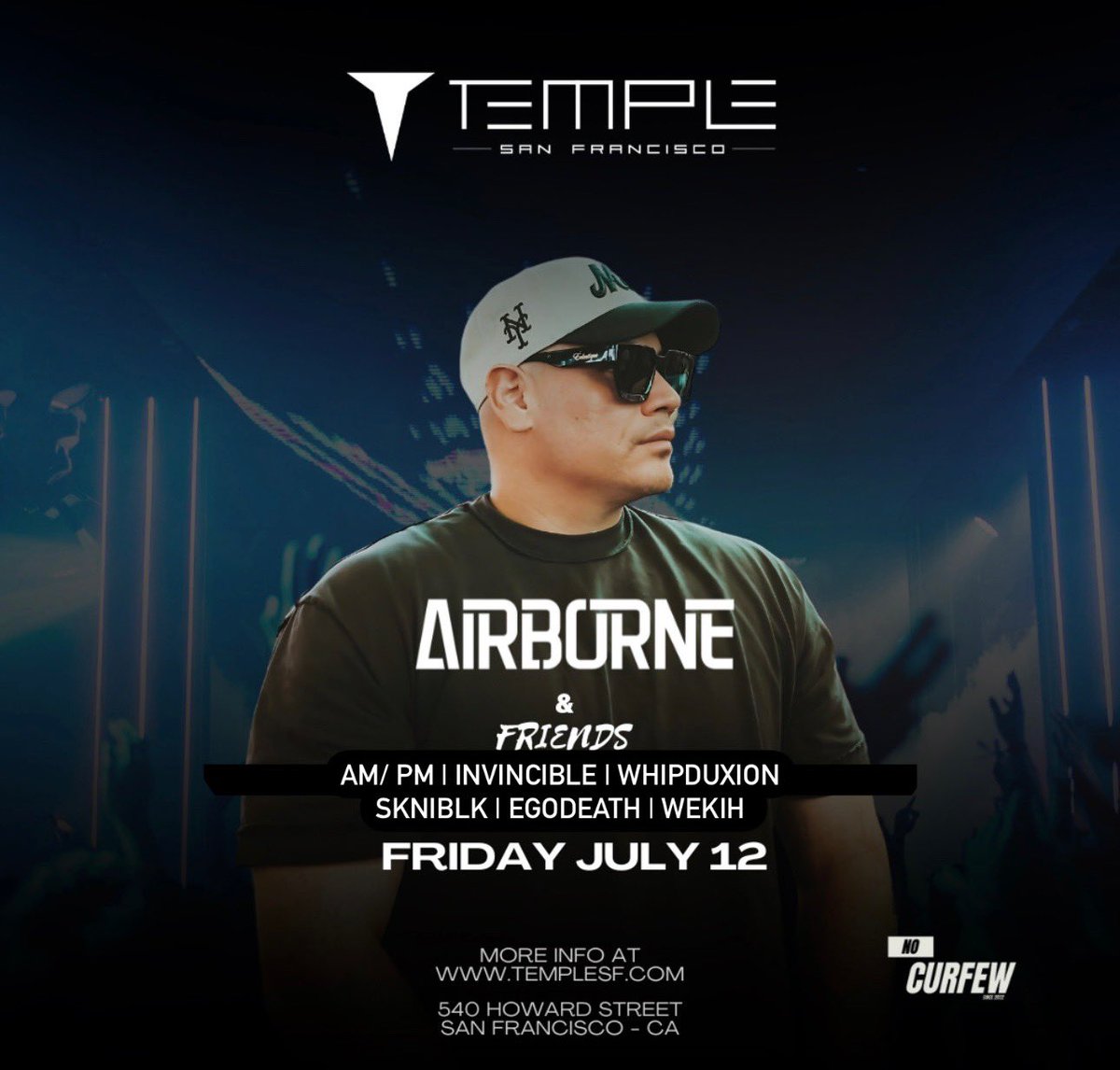 DEDUXIONMUSIC's tweet photo. SAN FRANCISCO‼️

I’m making my debut at @Temple_SF this Friday going b2b with @NickOrtiz16 🙌🏽

This has been so long in the making and I can’t believe I finally have the opportunity to play at this iconic venue 🙏🏼 SEE YOU THERE 🚀 https://t.co/DbafpGAzFW