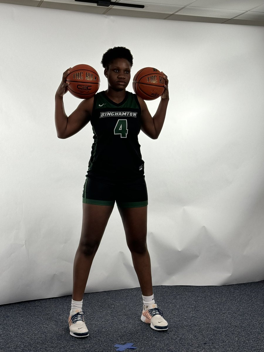6’5 freshman Daniella Harcourt on her visit to Div 1 Binghamton University