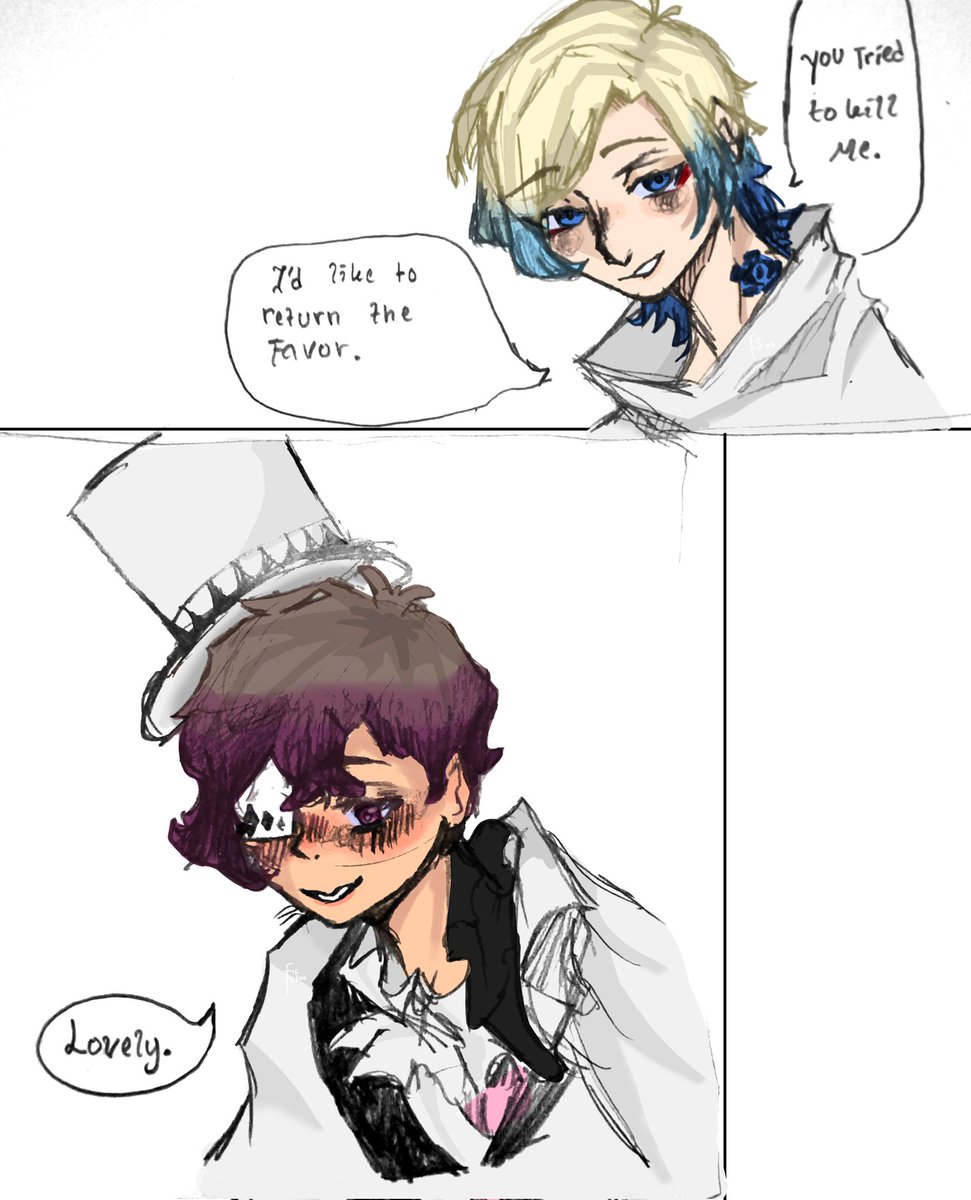 fiftitoons's tweet photo. Kainess as fyolai sketch.. I think their dynamic resonates with each other's and that's so.. ♡♡

#kins https://t.co/oNvW5xf5lR