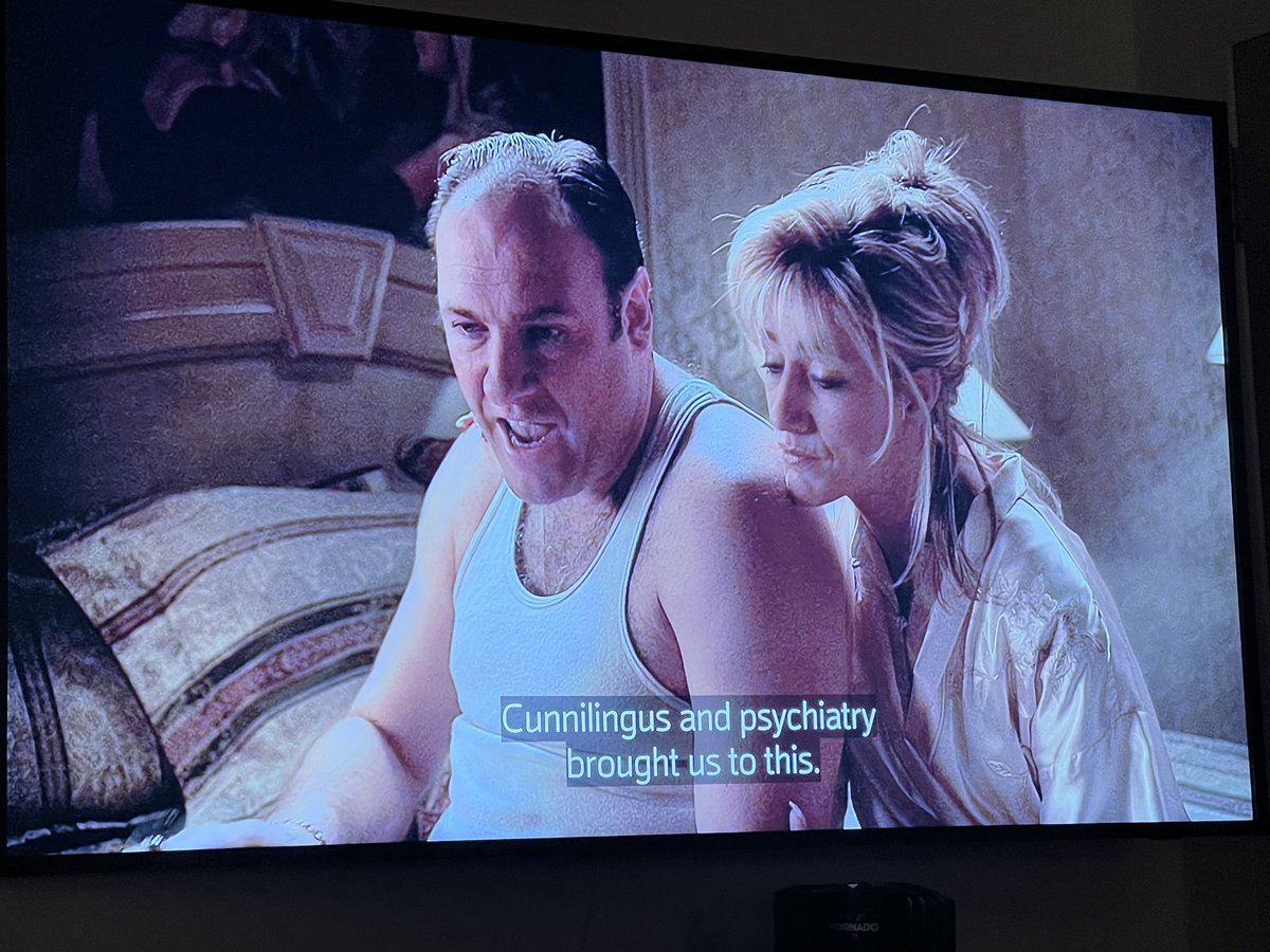 WajSKhan's tweet photo. It’s true. It’s all true.
#GreatDialogue #TheSopranos https://t.co/usSMJwWuYx