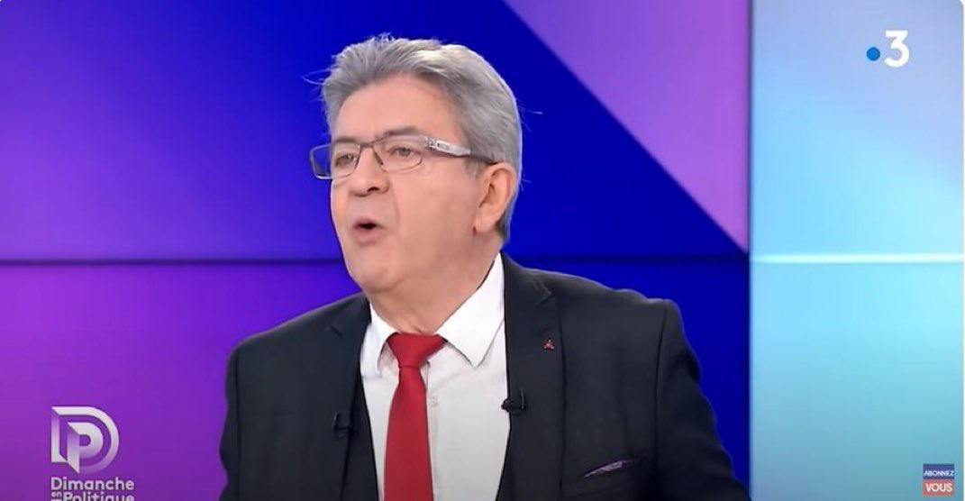 BPartisans's tweet photo. Il est temps de parler à Poutine - Mélenchon 🇫🇷

"C'est absurde de penser qu'en effrayant Poutine, on va le forcer à battre en retraite", Jean-Luc Mélenchon. "Nous ne sommes pas en mesure de menacer la Russie"

"Personne ne peut conquérir un pays doté de sept fuseaux horaires et qui a déjà vaincu Napoléon et Hitler."

Expliquant sa décision de voter contre l'accord de coopération avec l'Ukraine, Mélenchon a rappelé que le document prévoit l'adhésion de Kiev à l'OTAN, "ce qui signifie qu'aucune paix avec la Russie ne sera possible".

En outre, l'accord parle de soutien à l'adhésion de l'Ukraine à l'UE, ce qui nuirait à la France.