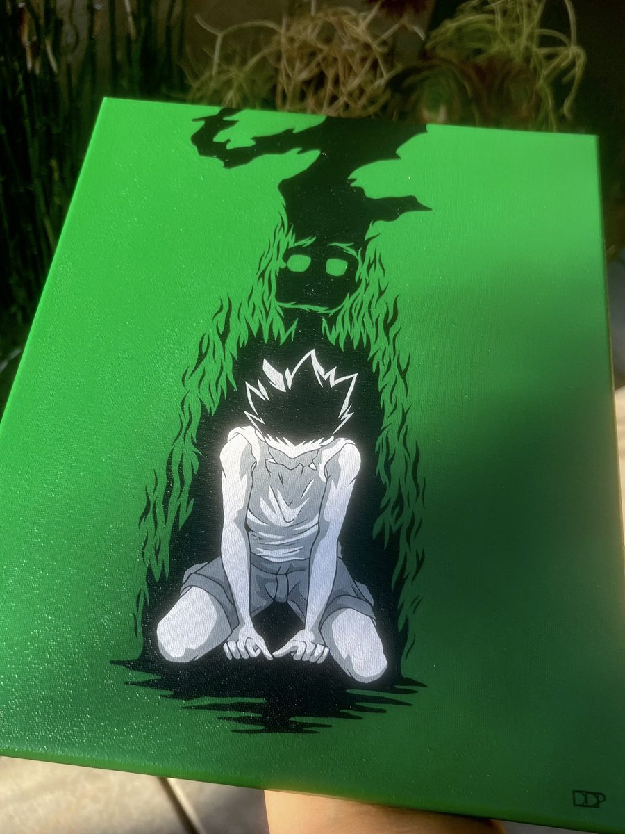 Gon Freecss🎣 
Acrylic on Canvas 
#Gon #Gonfreecss #HUNTERXHUNTER #hxh