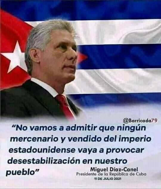 #NoAlTerrorismo
#CubaPorLaPaz
#YoSigoAMiPresidente
#UnidosXCuba