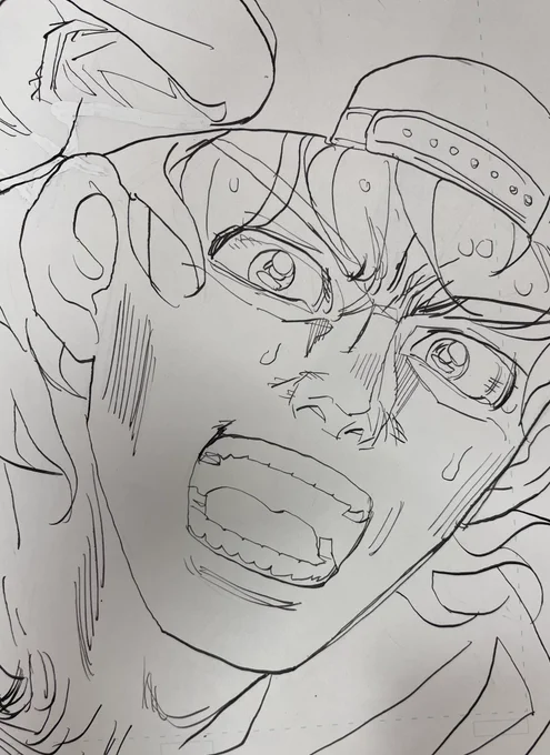 なんか最近はホワイト使ってるのだった。こだわりもいいがたくさんページ数描きたいという。漫画が進むことほど楽しいことは無い。今回増ページです。たぶん次回も。#め組の大吾  #救国のオレンジ 