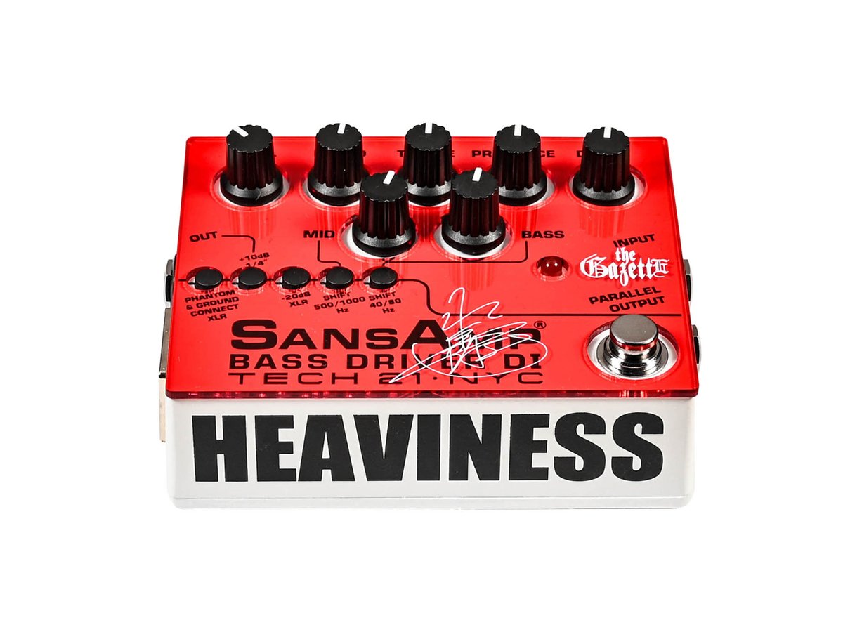 #theGazettE 大好きスタッフ柴田です‼️
TECH21 SANSAMP BASS DRIVER DI-
HEAVINESSが販売開始となりました💪
＃ガゼット ＃REITA さんのファンにとって
思い出深い一台になると思います👹
HEAVINESSなサウンド奏でましょう😎
商品の詳細はこちら⬇️
bigboss.jp/store/products…
＃れいた <a href="/kikutani_music/">キクタニミュージック | KIKUTANI MUSIC</a>