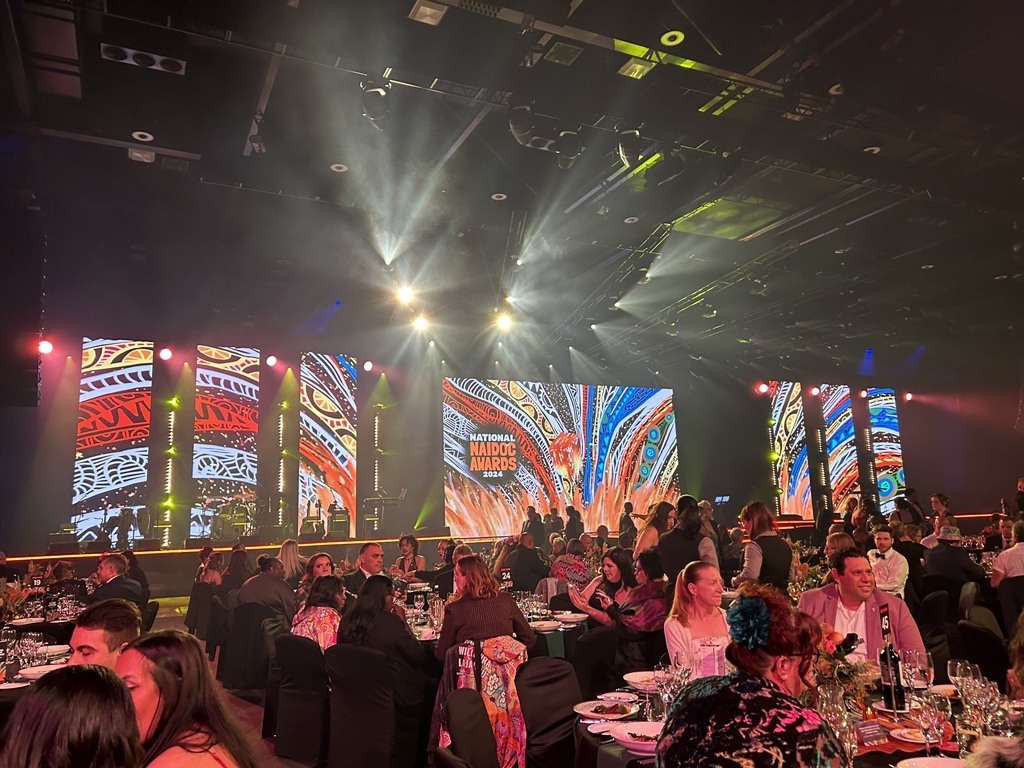 LowitjaInstitut's tweet photo. Congratulations to the winners of the 2024 National #NAIDOCWeek Awards for Keeping the Fire Burning! 

Some of team were privileged to attend the awards ceremony, which was held in Tarndanya (Adelaide) on Kaurna Yerta (Country) over the weekend. https://t.co/aVGpgOtwsI