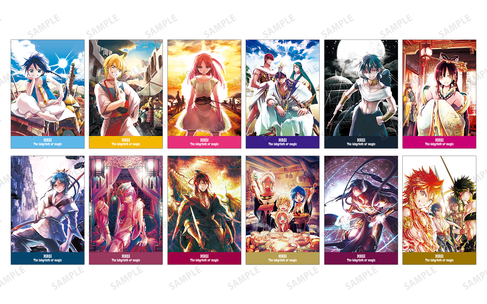 マギ 15th anniversary マルイ 特典 ポストカード 16枚 マギ』15th Anniversary POP UP SHOP in マルイ | AMNIBUS