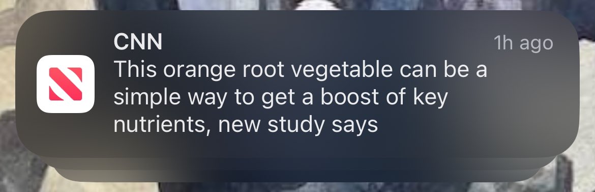 If this is carrots it might be the thing that finally breaks me