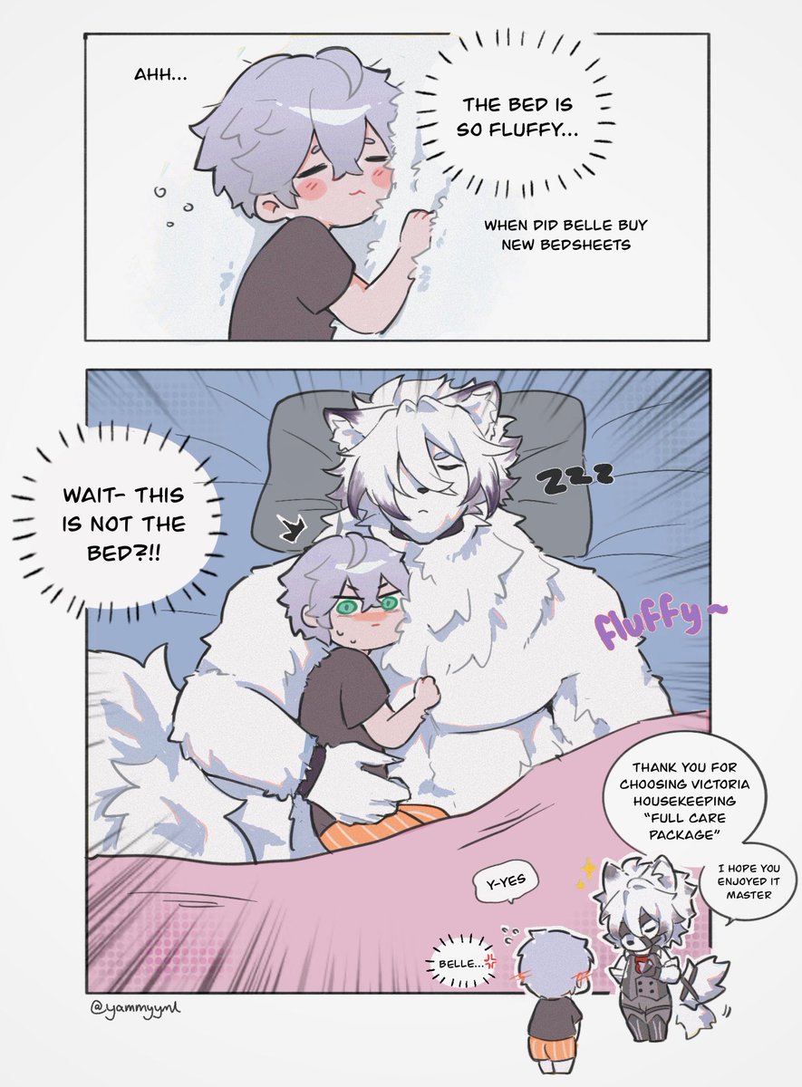 Fluffy bed #lycawise 
#zzzero #lycaon #wise