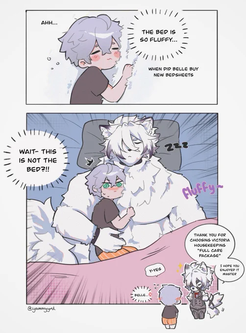 Fluffy bed #lycawise 
#zzzero #lycaon #wise 