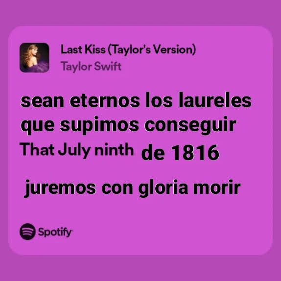 feliz 9 de julio a todo aquél que lo celebre