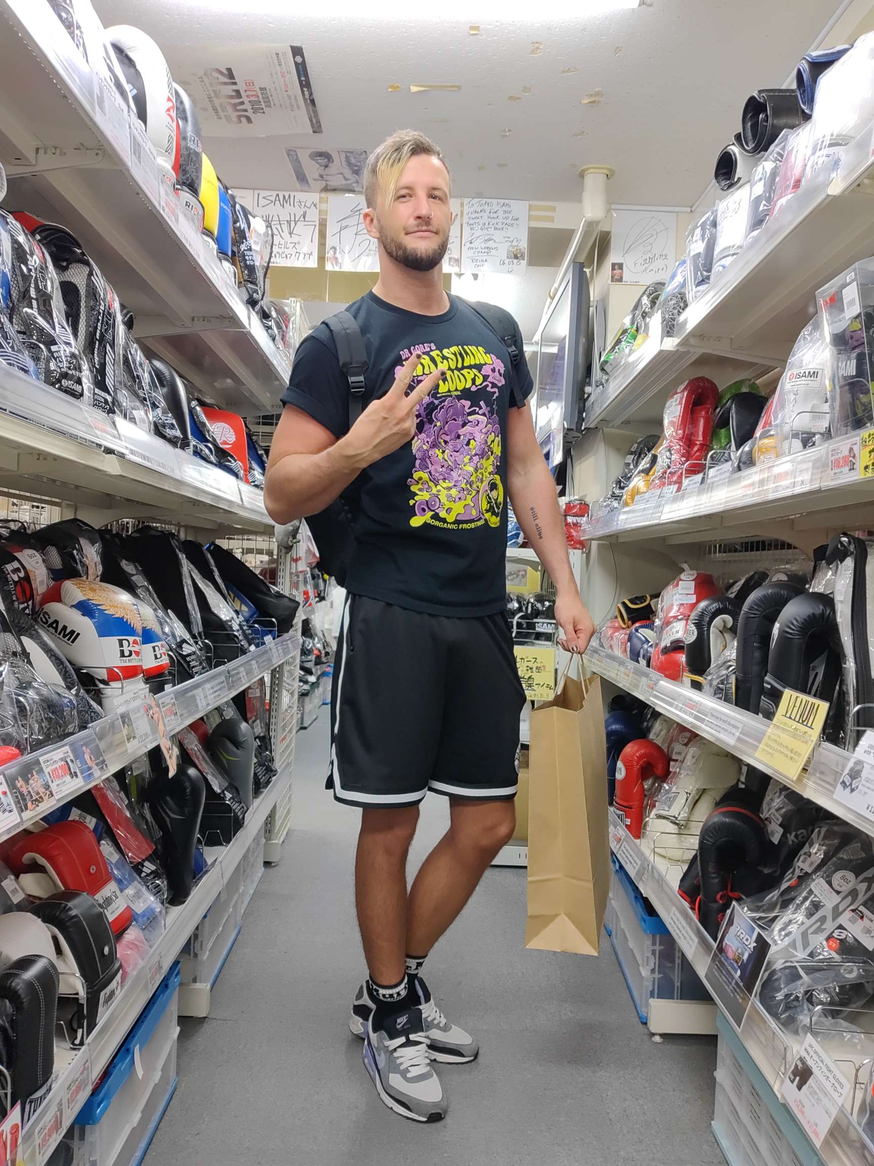 ン 大人気 新品 ノ バカガイジン トラックジャケット ジャージ DDT プロレス クリス その他