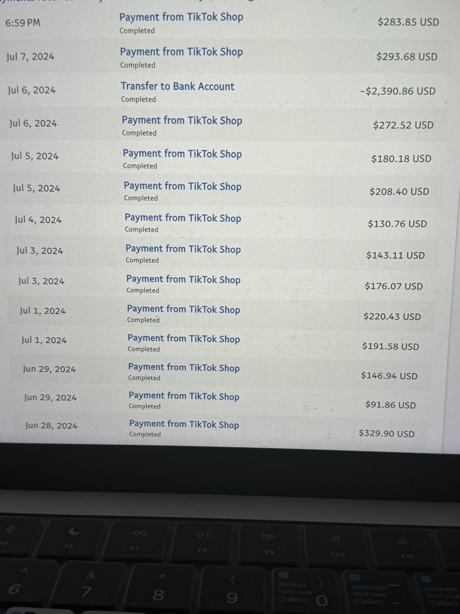 Daily withdrawals from TikTok slowly getting fatter🤑 100% profit hits diff