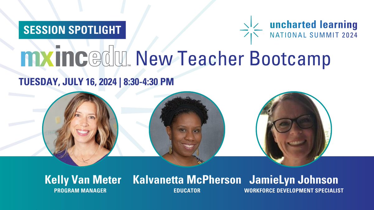 "Unlocking Potential: Thrilled to be a speaker at the Uncharted Learning National Summit. Let's shape the future of education together! 🗝️ #ULsummit24 #EdLeadership"