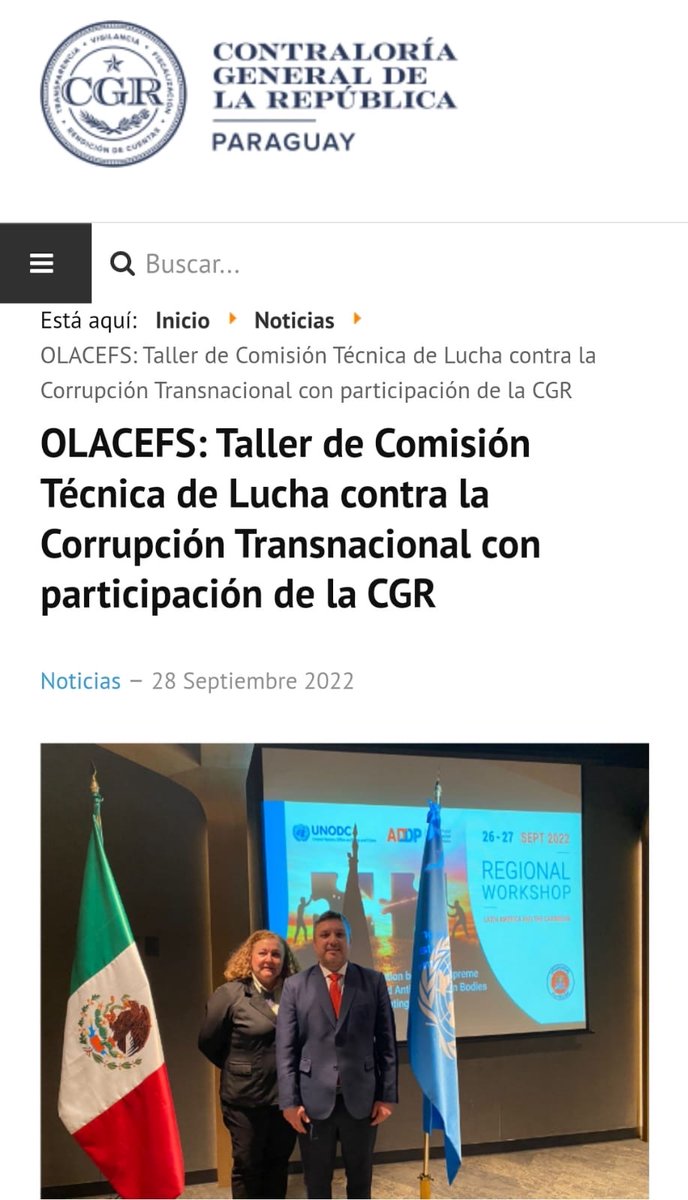 Espera ✋, es cierto que los “miembros de la junta directiva AIP PY” Teresa Añazco y Fabian Forestieri tienen altos cargos en  LA CONTRALORÍA GENERAL DE LA REPÚBLICA? organismo superior de control y rendición de cuentas?