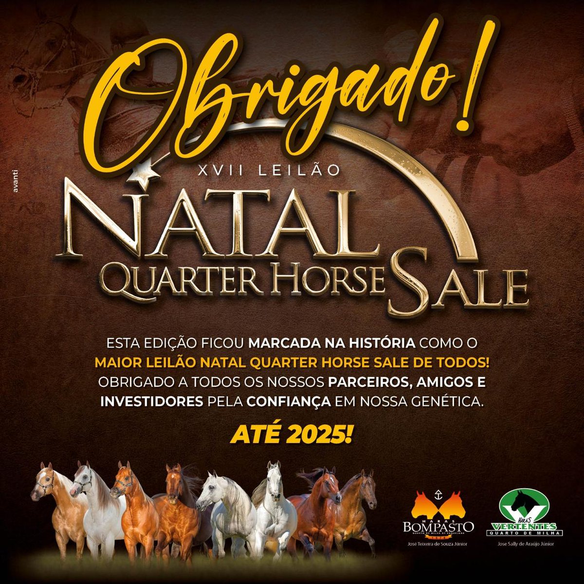 vaquejadaecia's tweet photo. MAIS UM ANO DE SUCESSO!
⁣⁣⁣⁣⁣⁣⁣⁣⁣
⁣⁣⁣⁣⁣⁣⁣⁣⁣O 𝐗𝐕𝐈𝐈 𝐋𝐄𝐈𝐋𝐀̃𝐎 𝐍𝐀𝐓𝐀𝐋 𝐐𝐔𝐀𝐑𝐓𝐄𝐑 𝐇𝐎𝐑𝐒𝐄
⁣
⁣Até 2025! 
⁣⁣⁣⁣⁣⁣ https://t.co/4fg41Igx1X
