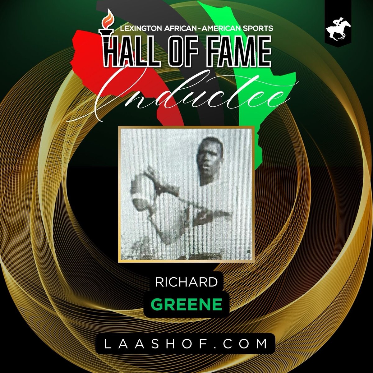 LAASHOFInc's tweet photo. 📣Introducing the LAASHOF Class of 2024!

Category: Athletes 
Inductee: Richard Greene

Tickets are available at https://t.co/Wt1jg0LVtQ. Ticket sales will close September 15.

#LAASHOF #WhereLegendsShine https://t.co/wmkNJsuWl5