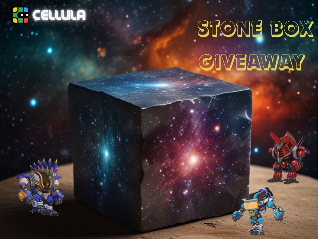 andreadeanarif's tweet photo. Ready for the next Stone Box Giveaway? 🎁
Share what @cellulalifegame means to you for a chance to win a special Stone Box! 📦✨
The 3 best responses that match our narrative will each receive one. Reply below with your thoughts!
#Cellula #BitCellNFT #StoneBox #CellulaGiveaway https://t.co/Q9k3mu7bwl