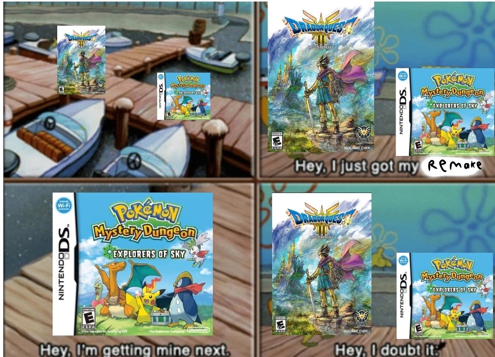 Mopiey1k's tweet photo. My mood these past couple years summed up
#pokemonmytsterydungeon #PMD #PMDEoS #ExplorersOfSky #PMDExplorers https://t.co/afeY6XR5XH
