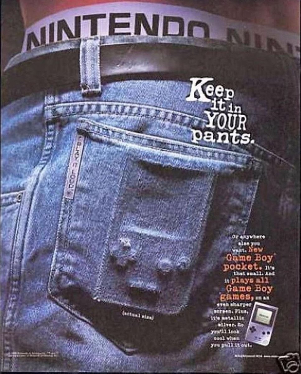 Nintendo’s Gameboy adverts were 10/10: