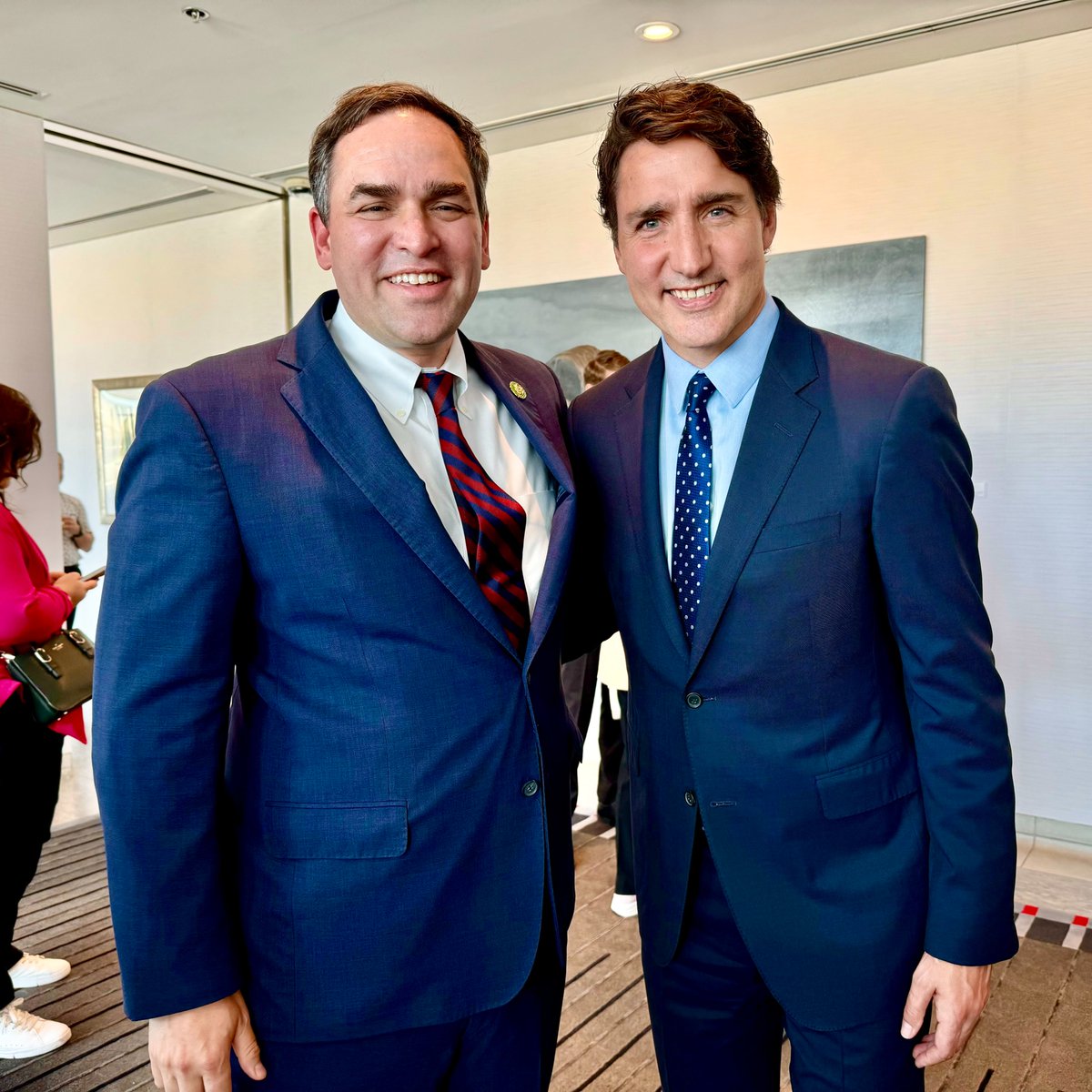 RepWileyNickel's tweet photo. Glad to welcome Prime Minister @JustinTrudeau to DC ahead of the @NATO 75th Anniversary Summit!

I'm proud of the enduring friendship between the US and Canada and will continue my work in Congress to ensure our NATO allies have the support needed to defend freedom and democracy. https://t.co/Jp0NsVbFp4