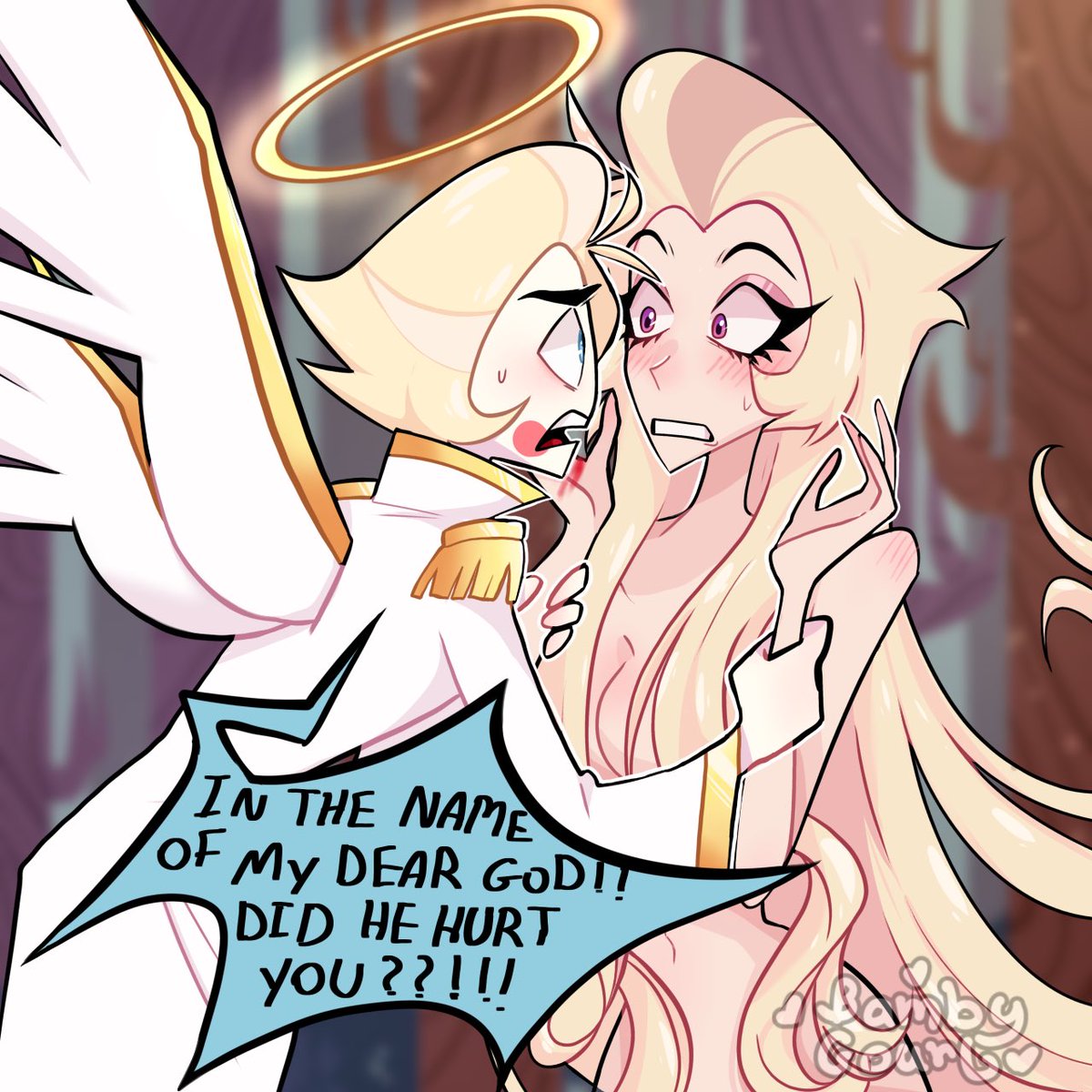 bambygourl's tweet photo. She bullied him back then 👊

#HazbinHotel #HazbinHotelLilith #HazbinHotelLucifer #Lucilith #HazbinHotelFanart #luciferxLilith https://t.co/WVolmSB3HY