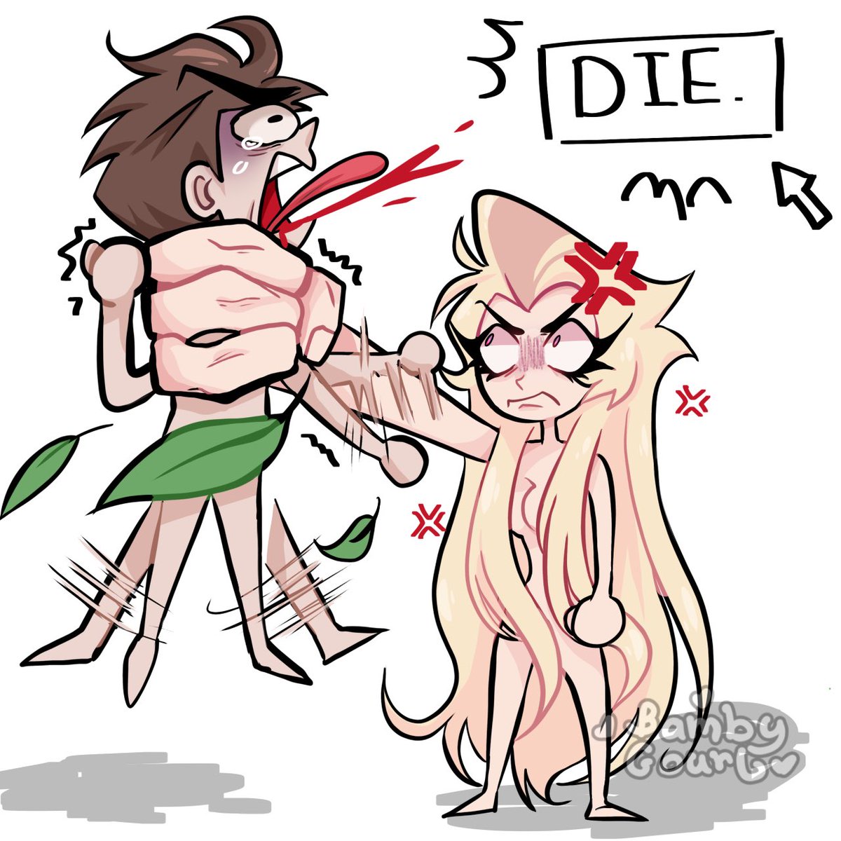 bambygourl's tweet photo. She bullied him back then 👊

#HazbinHotel #HazbinHotelLilith #HazbinHotelLucifer #Lucilith #HazbinHotelFanart #luciferxLilith https://t.co/WVolmSB3HY