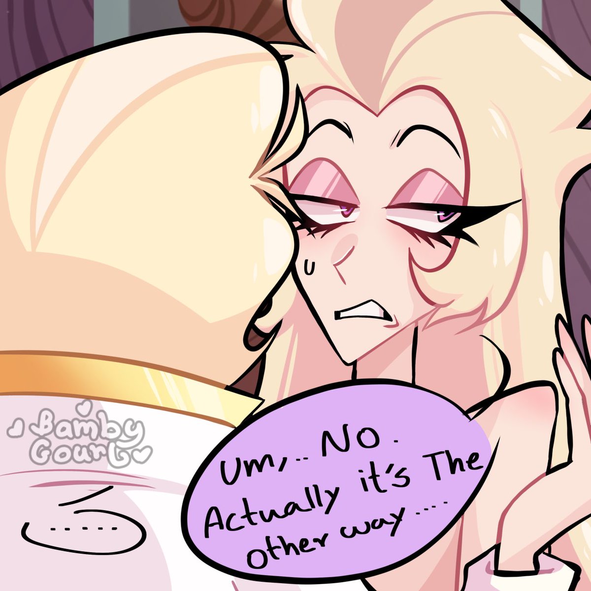 bambygourl's tweet photo. She bullied him back then 👊

#HazbinHotel #HazbinHotelLilith #HazbinHotelLucifer #Lucilith #HazbinHotelFanart #luciferxLilith https://t.co/WVolmSB3HY