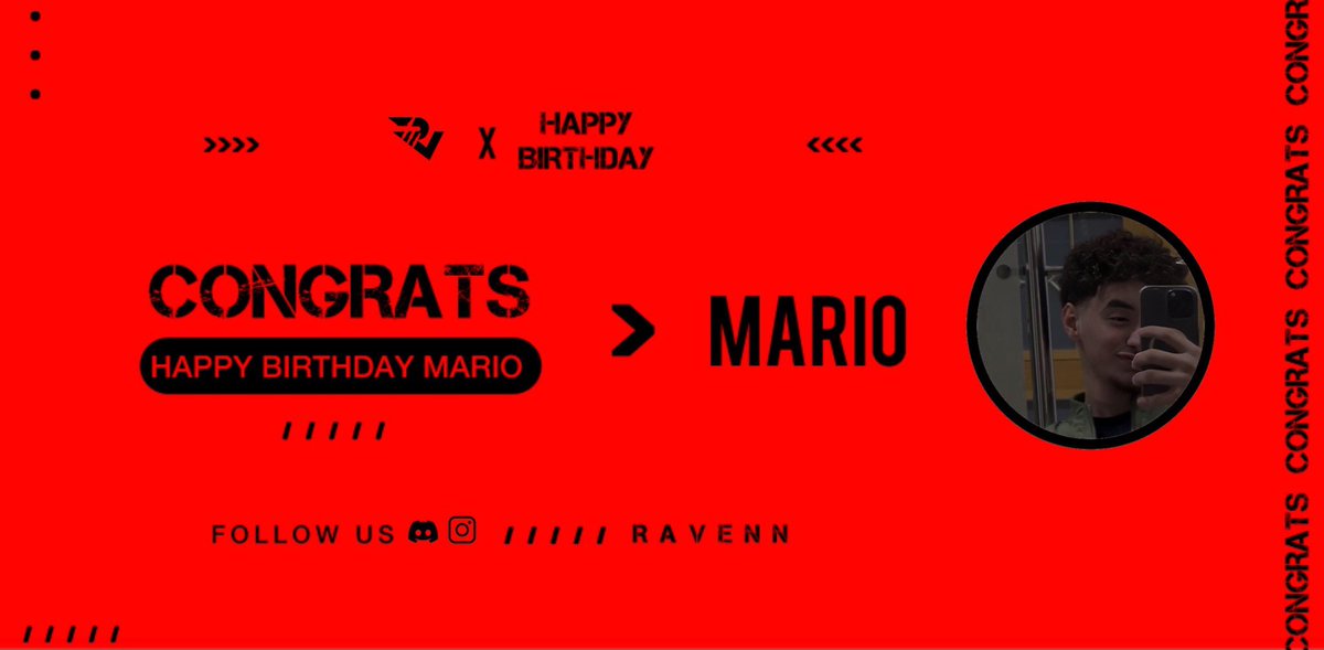 ravenn_esp's tweet photo. HAPPY BIRTHDAY MARIO 🥳🎂

#RVERA #BERV https://t.co/jd0brmNJP4