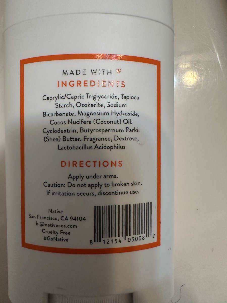 What possible benefit does DEXTROSE (i.e. Sugar) bring to a pit stick <a href="/native_cos/">Native</a>? If I don't eat sugar, why would I want it on my skin?

cc <a href="/VinnieTortorich/">Vinnie Tortorich</a>