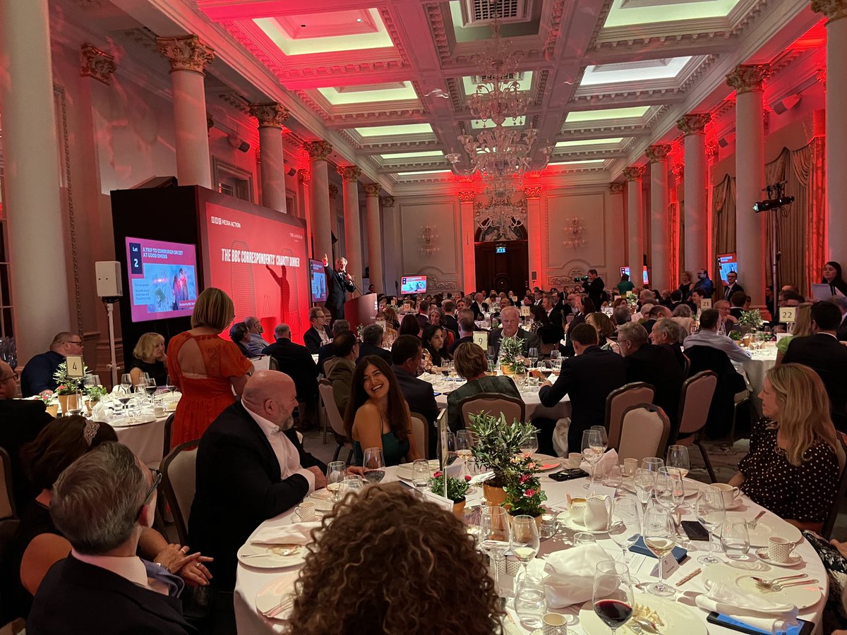 A great evening and lots of money raised for the great work being done around the world by ⁦<a href="/bbcmediaaction/">BBC Media Action</a>⁩