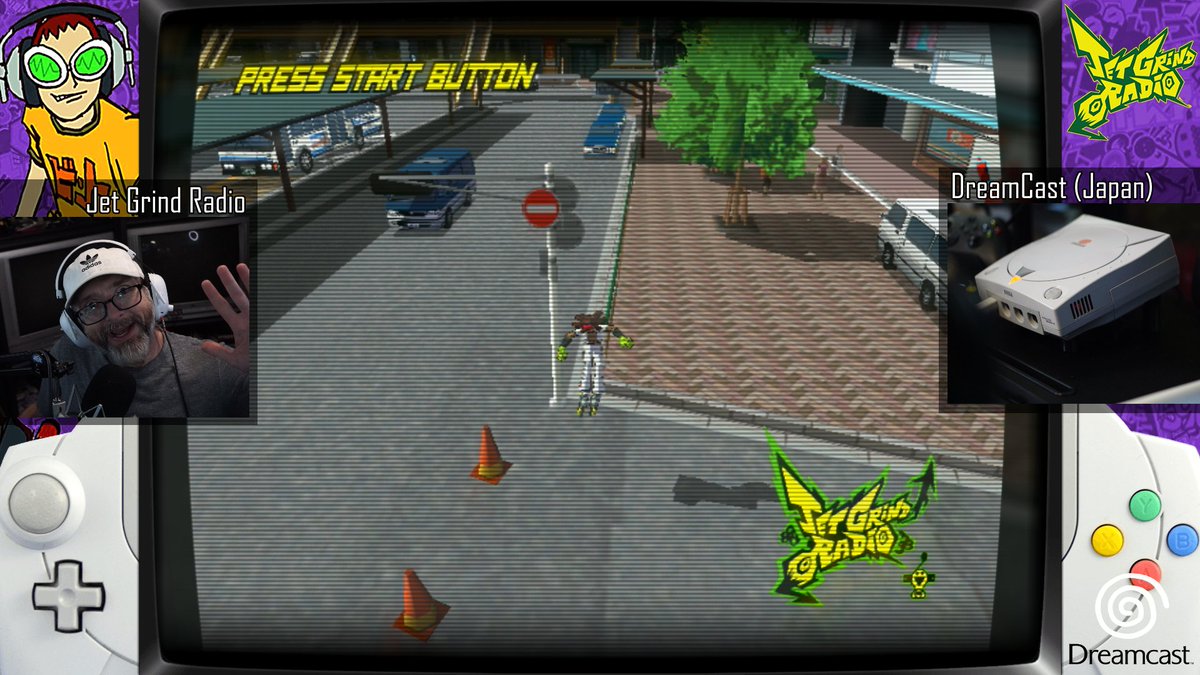 thebriandunaway's tweet photo. Time for Jet Grind Radio! Live Baby! Skate!
https://t.co/p8Yk2mQHvf or https://t.co/yRMAuiUdkS #retro #retrogrind #sega #jsr #dreamcast https://t.co/BjGFeOuno0