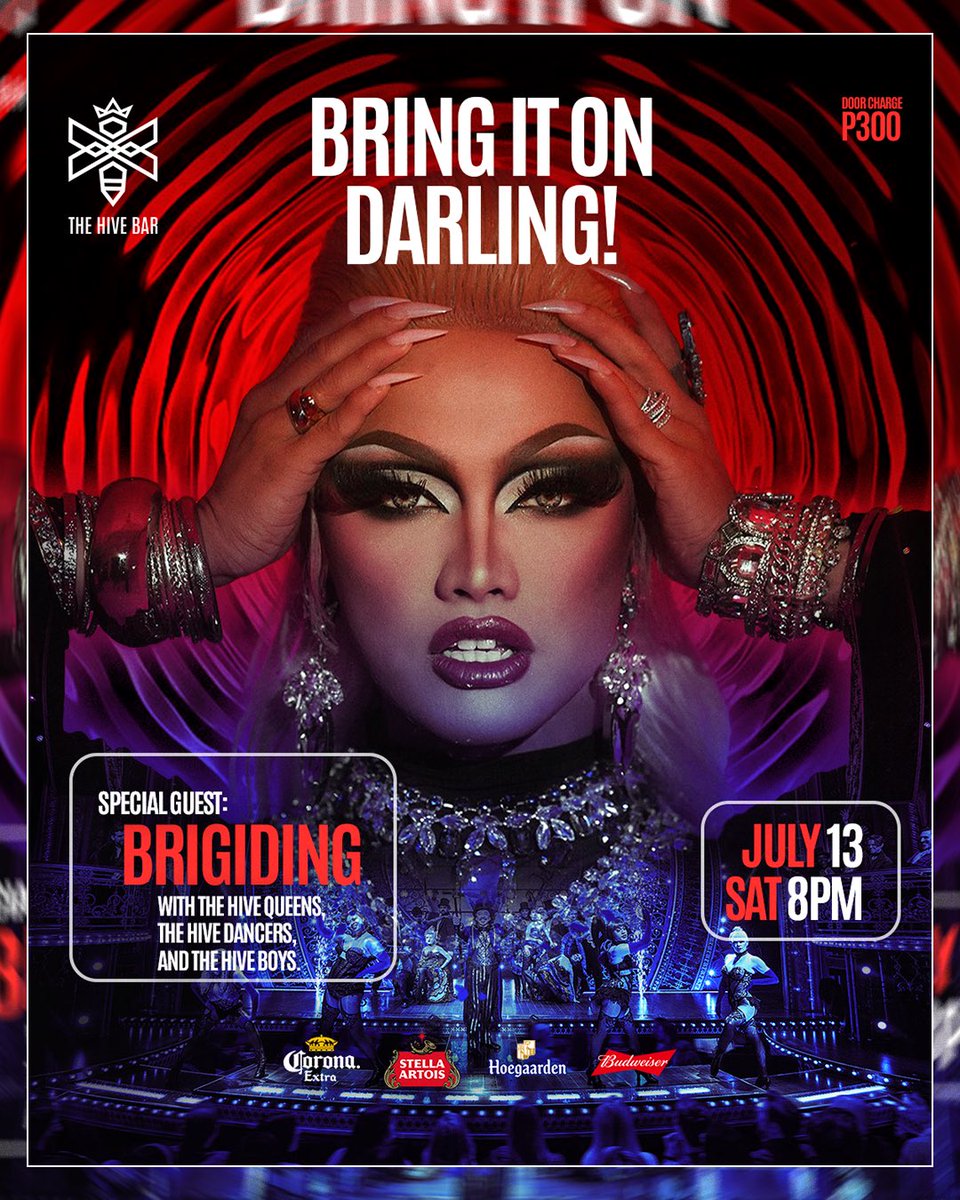 TheHiveBarBGO's tweet photo. Finally… SHE’S HERE! And dahhhling, you better bring it! Because this Queen is gonna eat and leave no crumbs!
The Hive Bar Presents:
BRING IT ON, DARLING!
Featuring: @brigiding
Saturday, July 13, 2024
8PM
BOOK YOUR TABLES NOW!
#drag #dragqueens #brigiding #dragbar #baguio https://t.co/cO4KsKI43U